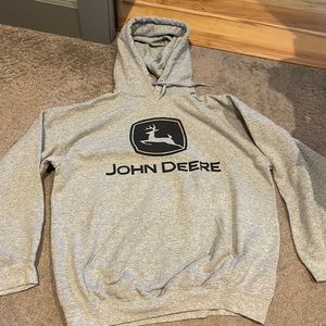Mens John Deere hoodie size Large.